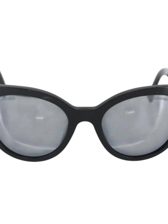 CHANEL Sunglasses plastic Black CC main image 11